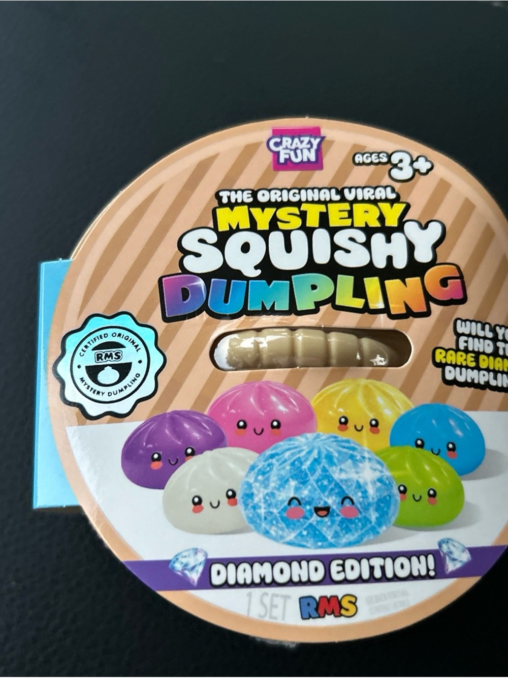 RMS Crazy Fun Mystery Squishy Dumpling - Diamond Edition Brand New Authentic